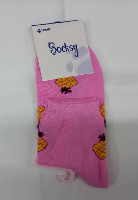 Pineapple Women Socks 1 Pair
