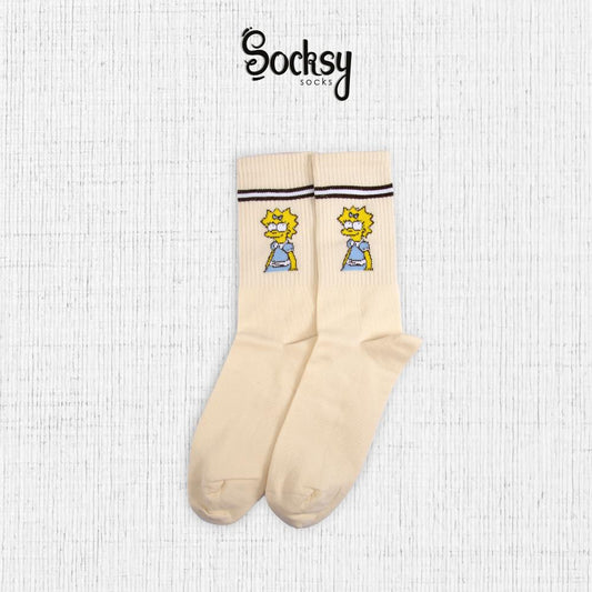 Socks with Simple Print  Design