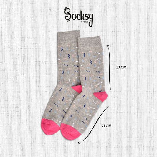 Socks with Simple Print Design