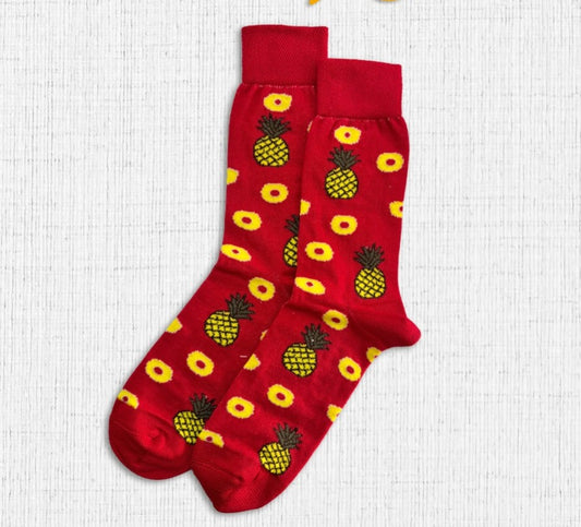 Pineapple Women Socks 1 Piar