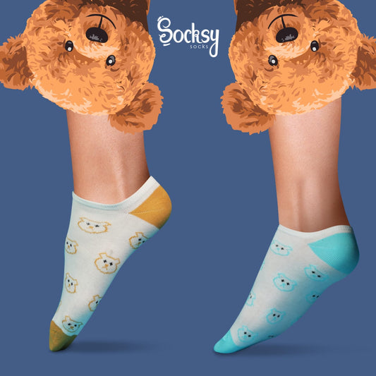 Ankle-length socks With teddy bear Print